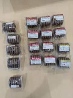 カーテン用リングランナー　ダークオーク6個入×17個