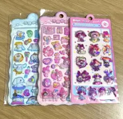 ⭐️在庫ラスト商品⭐️3枚セット ぷくぷくシール