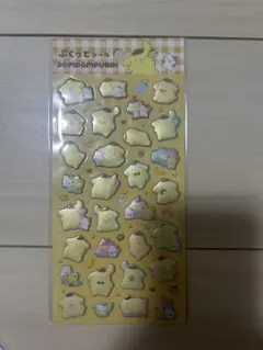 正規品　ぷくっとシール　ポムポムプリン　ダイソー