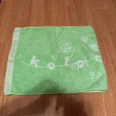 tani yuuki 緑色 タオル