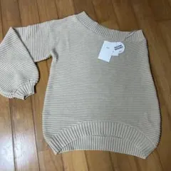 ワンショルダー ニット