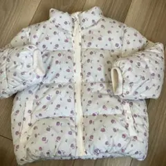 プティマイン petitmain 100cm 花柄 中綿 ジャケット