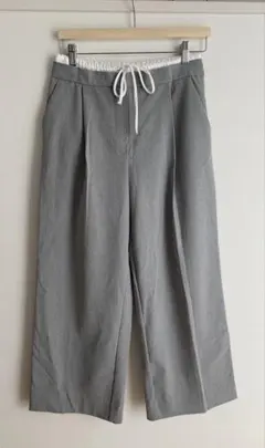 ZARA グレー ワイドパンツ XS