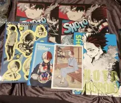 ヒロアカ 轟 アートカードコレクション カスタムステッカー デスクパッド 特典