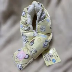 ちいかわあったかふんわりマフラーパステルイエロー