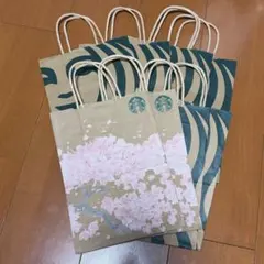 スターバックスコーヒー　スタバショップ紙袋 通常4枚 ＆期間限定4枚