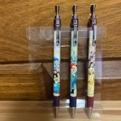 【新品未使用】ボールペン　美女と野獣、アリエル、アラジン　3本