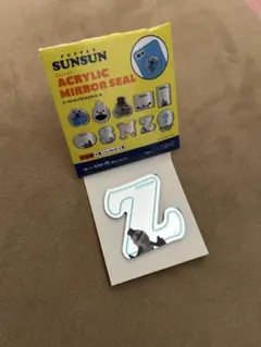 パペットスンスン　シークレットアクリルミラーシール　ステッカー　ゾンゾン