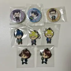 弱虫ペダル ローソン限定 ラバーキーホルダー 缶バッジ まとめ売り