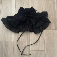 Perfume closet GISHIKI 襟　フリル　黒　ブラック