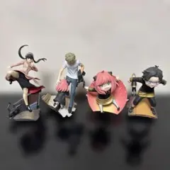 SPY×FAMILY アクションフィギュアセット 4つ