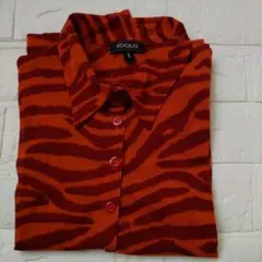 KOOKAI ゼブラ柄 長袖シャツ サイズ1