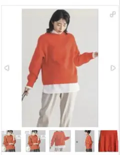 アンゴラハイネックセーター