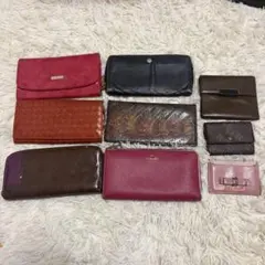 【まとめ売り】PRADA miumiu等 二つ折り財布 長財布 9点セットのサムネイル