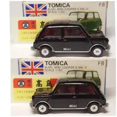 トミカ青箱F8BLMCミニクーパーSマークⅢ(日本製) 高島屋特注。レア品