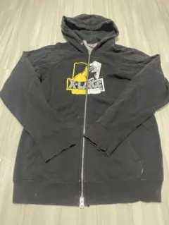 LRG Lion Rock ジップアップパーカー ブラック - メルカリ