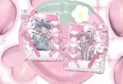 トレカケース ホイップデコ 硬質ケース B8 ピンク ねこ 萌え 推し活