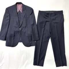 LANVIN セットアップスーツ ネイビー