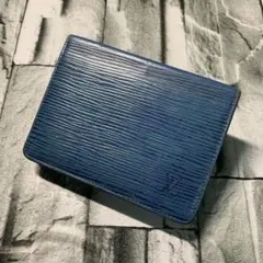 LOUIS VUITTON 루이비통 에피 카드 케이스 명함 블루