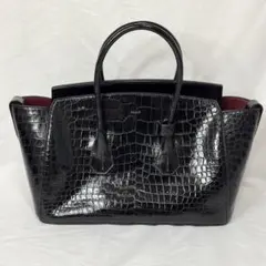 BALLY ソメット　ミディアム　トートバッグ　ハンドバッグ　レザー　ブラック