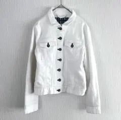 バンヤードストーム デニムジャケット ホワイト Gジャン 羽織 アウター S 白