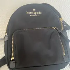 kate spade 黒 ナイロン ミニ リュック
