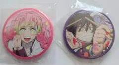 鬼滅の刃 柱稽古編 関係者記念本 特典 缶バッジ 甘露寺蜜璃 & 伊黒小芭内