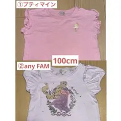 プティマイン any FAM 半袖Tシャツ 100cm 保育園着