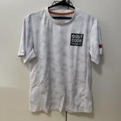 outdoor products メンズ　シャツ　半袖　ホワイト　M サッカーのサムネイル