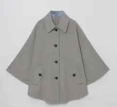 新品、未使用、タグ付き！毛100%ブルーレーベル・クレストブリッジ　マントコート