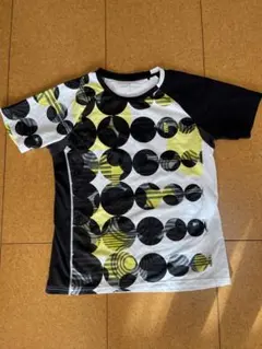 スポーツウェア 半袖シャツ 円形パターン　ゲームシャツ