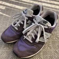 ニューバランス 24.5cm CM996 RW2 パープル スニーカー 紫色