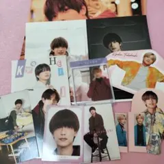 高橋恭平 なにわ男子　カレンダー スタンドパーツ　フォトカード 厚紙 シール