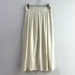 4601 チャオパニックティピー　ロングスカート　ウエストゴム　白　カジュアル