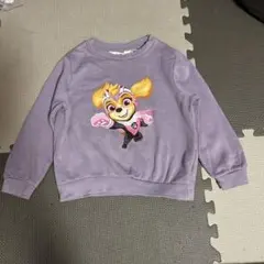 パウパトロール　スカイ トレーナー 紫色　4-6Y