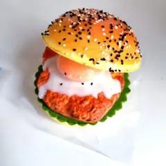 海外スクイーズ　目玉焼きハンバーガー