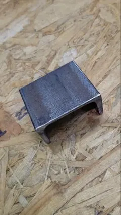 C型チャンネル 75 素材 作業台 DIY 金床 アンビル 鋼材 刻印 薪割り台