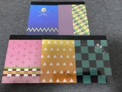 鬼滅の刃 メモ用紙 5個セット