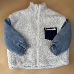フリースデニムジャケット