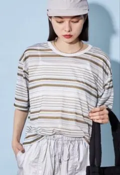 CITEN シアーマルチボーダー　ユルTシャツのサムネイル
