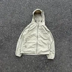 mont-bell nylon jacket ベージュ ドローコード