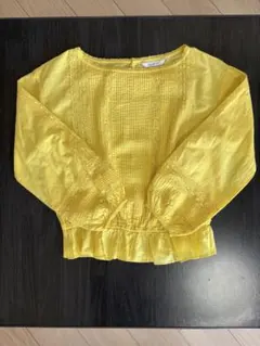 Rouge Vif 長袖 ブラウス イエロー レースのサムネイル