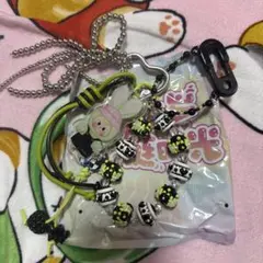 babythree ぬいぐるみ ベイビースリー キーホルダー 手書きビーズ