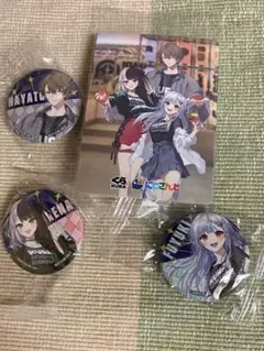 にじさんじ SMC組 缶バッジとカード くら寿司