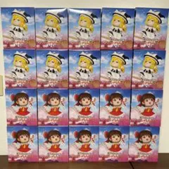 東方Projectゆっくり風デフォルメフィギュア　博麗霊夢×10霧雨魔理沙×10