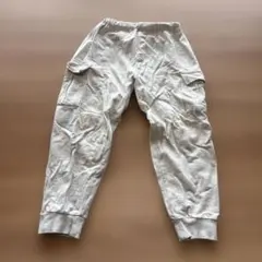 グレー スウェット カーゴパンツ