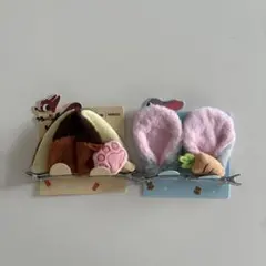 【新品】ズートピア　ニック　ジュディ　ヘアクリップ パッチン