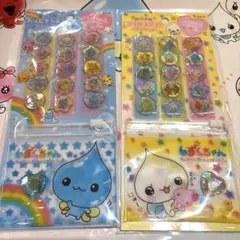 しずくちゃん キラキラおはじきシール 2種セット