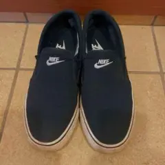 NIKE Nike ナイキ　ブラック スリッポン　24.5 レディース　黒