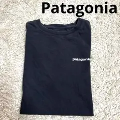 Patagonia 黒 Tシャツ バックプリント